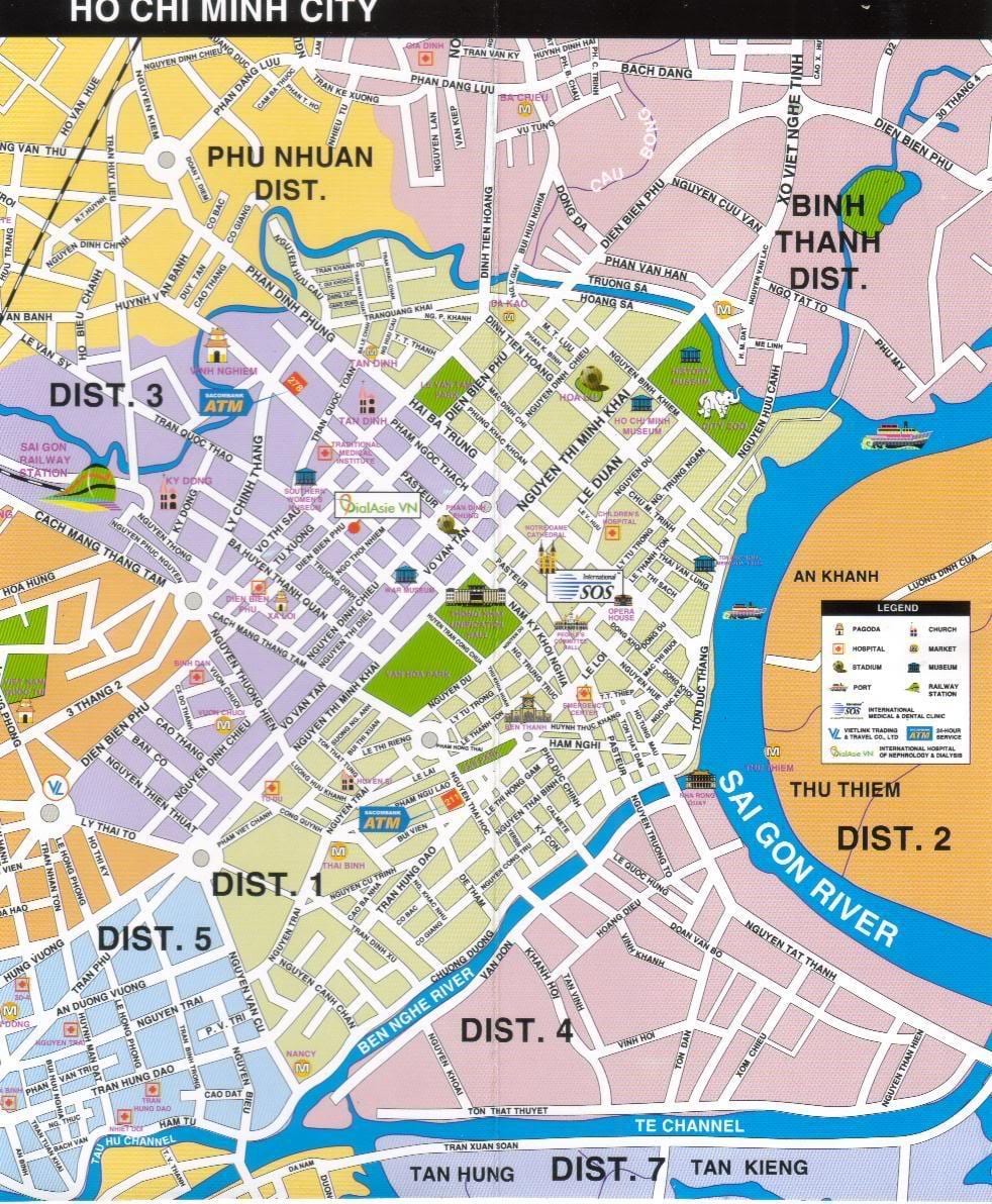hcmc turistické mapy