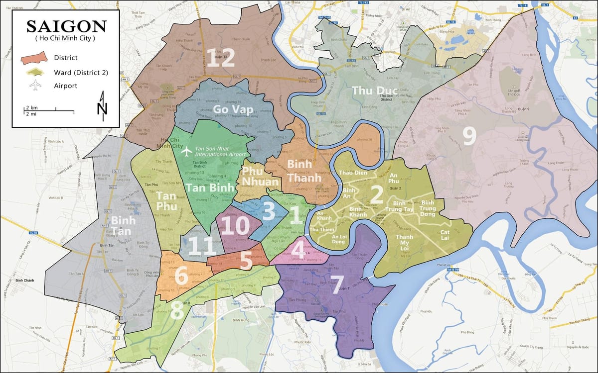 mapa sai gon