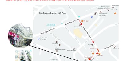 Ho chi minh autobus 109 mapa trasy