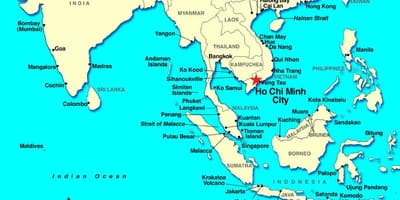 Saigon mapa sveta