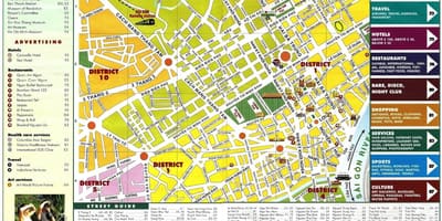 Mapa ho chi minh, vietnam